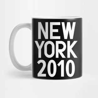 New York Birth Year Series: Modern Typography - New York 2010 Mug